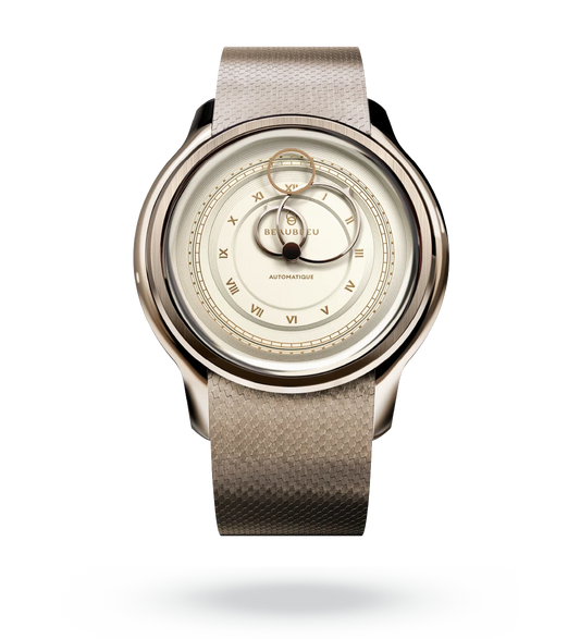 La Pièce n°1 - Champagne - Rose Gold Steel Strap