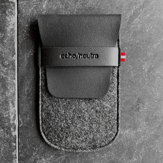 Custodia per orologio feltro e pelle